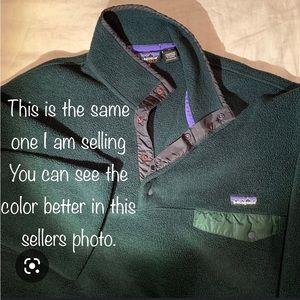 Patagonia snap pullover fleece. No tag mens med or woman’s large.